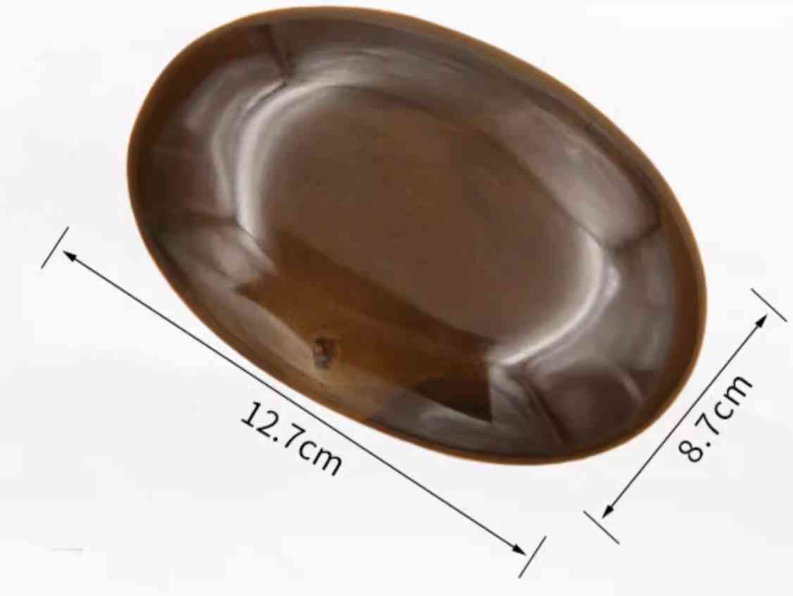 Oval Shape big bian stone dimension