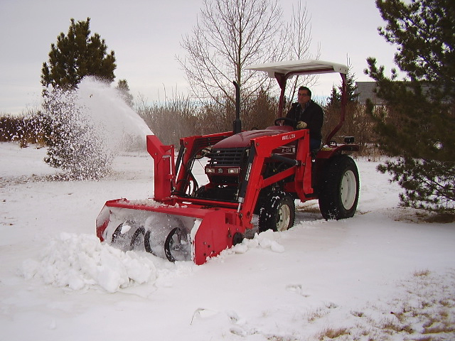 front snow loader for tractor