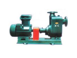 Self-priming centrifugal oil pump