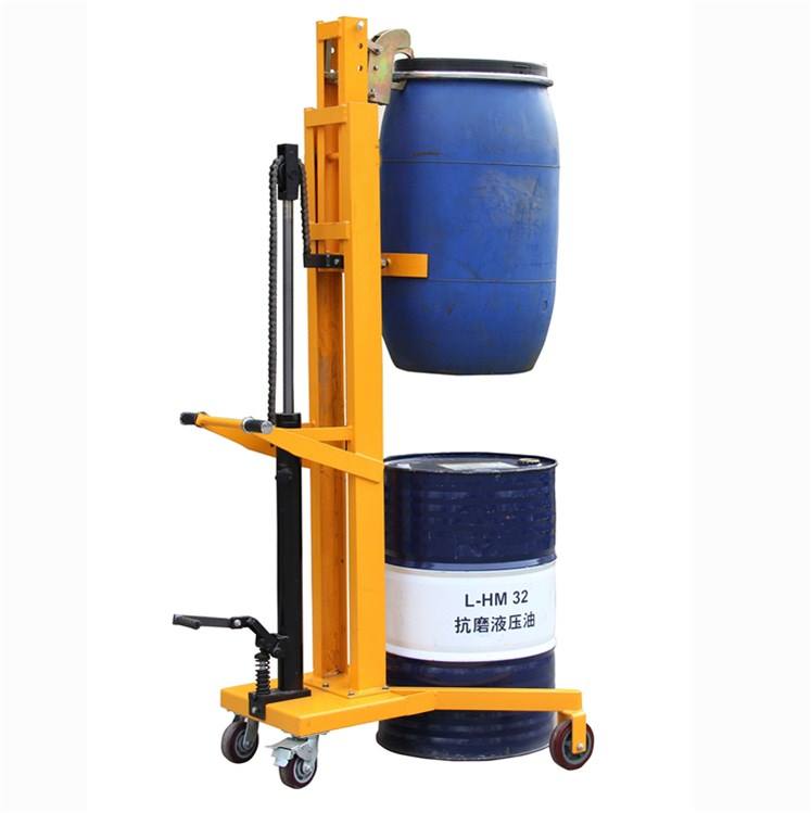 Two-Stage Pedaled Manual Hydraulic Drum Carrier with lifting height 1100mm DTF450C